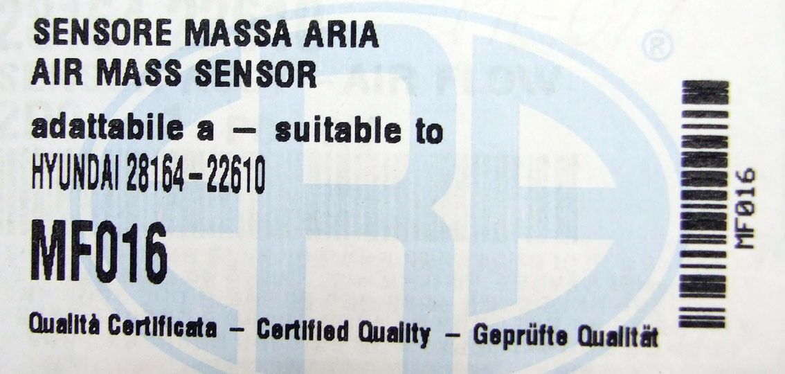 Mjerac mase zraka 5pin, hyundai accent 1.3 00-