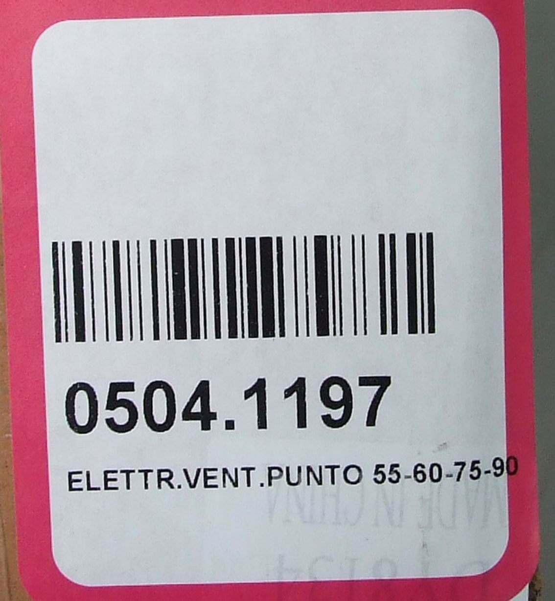 Ventilator hladnjaka motora fiat punto 1,2 benz