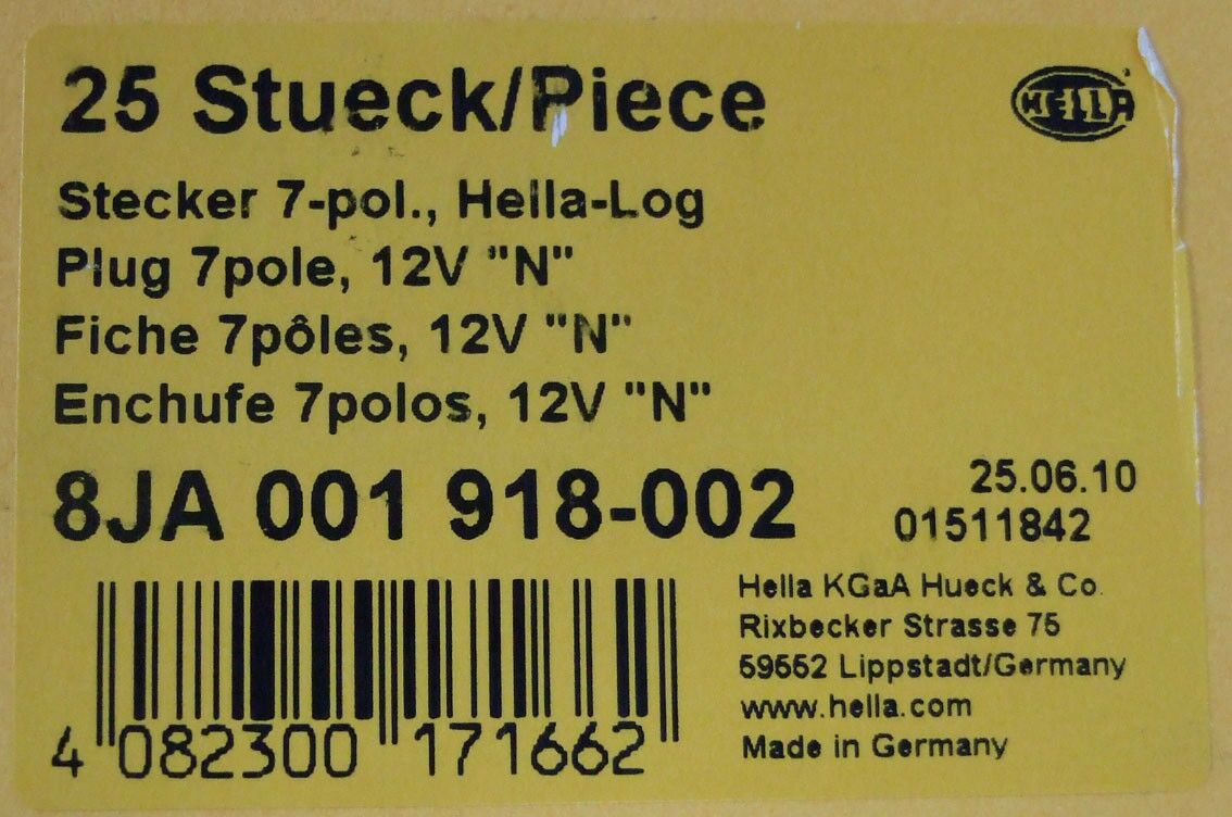 Utikac 7 pol metalni iso1724