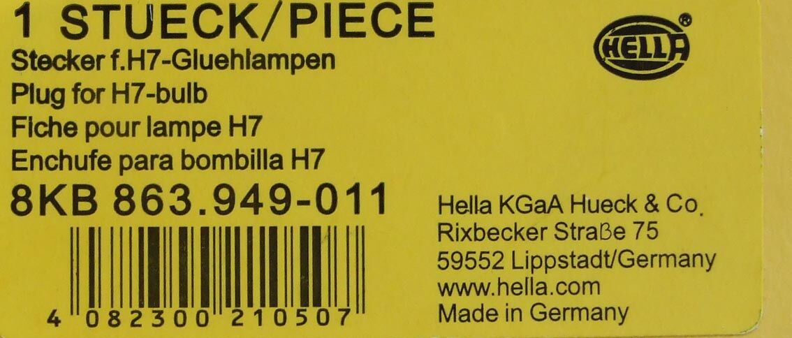 Plasticna uticnica zarulja h7