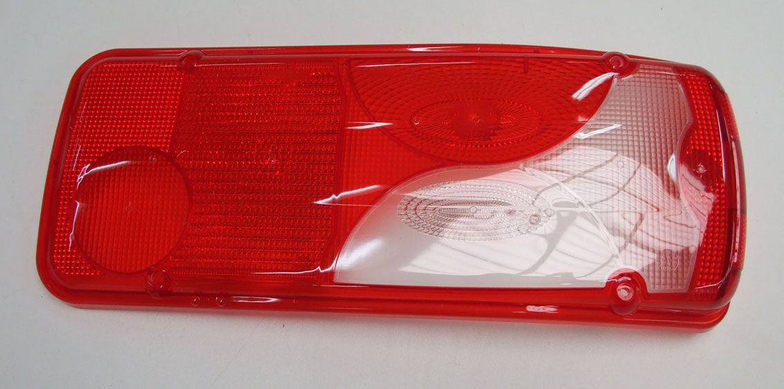 Staklo stop lampe  valovito bijelo  d