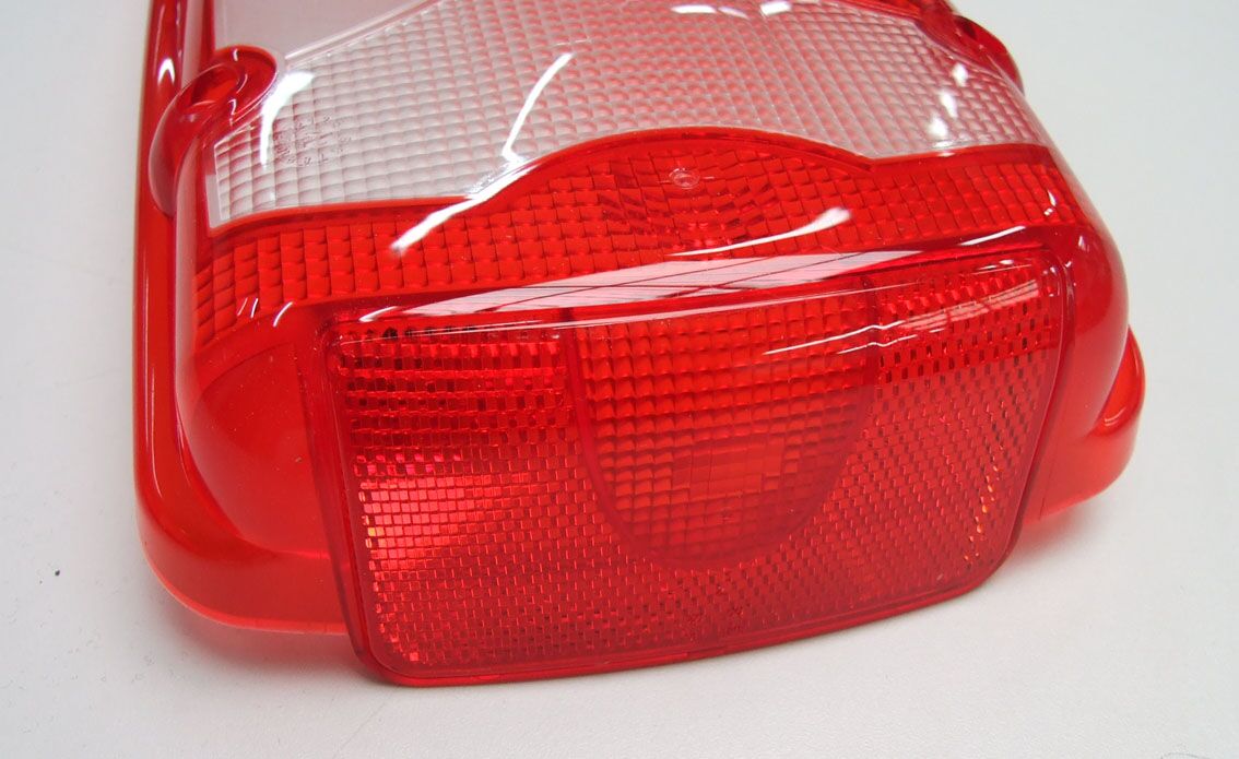 Staklo stop lampe  valovito bijelo  d