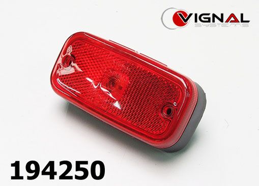 LAMPA  110X55 CRVENA SA KAT.