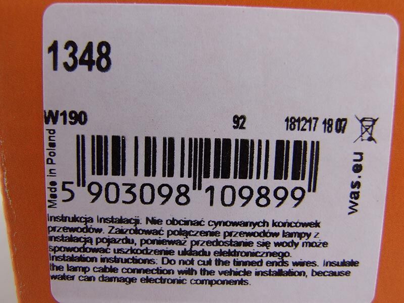 Poziciona lampa led bijela 180x43 12/24v