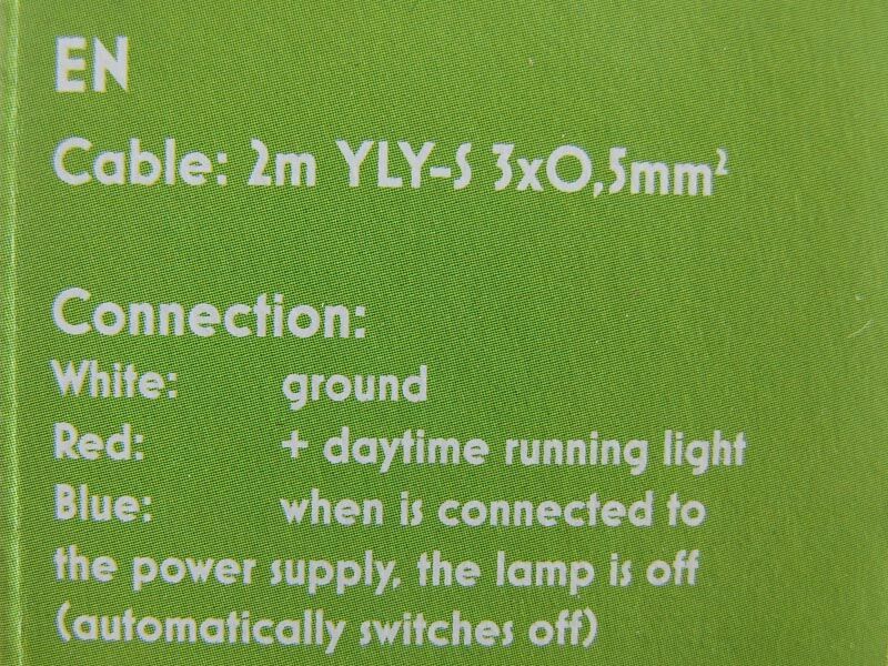 Dnevno svjetlo led okruglo fi90mm 12/24v