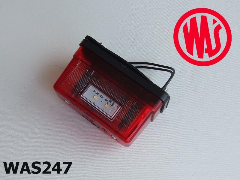 SVJETLO REGISTRACIJSKE TABLICE LED 12-24V CRVENO