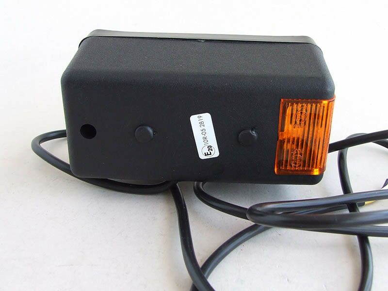Lampa prednja zuto-bijela (led) 150x70 zmigavac/pozicija desna
