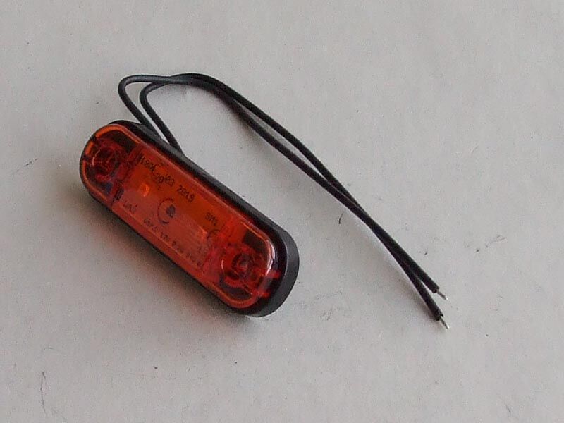 Gabaritno svjetlo zuto led slim prozirna 83.8x24.2 3 diode