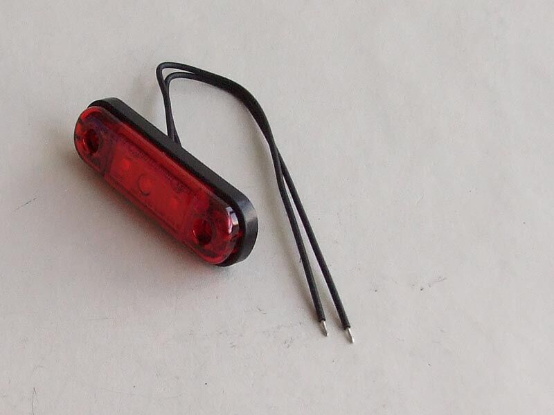 Gabaritno svjetlo crveno led slim 83.8x24.2 3 diode