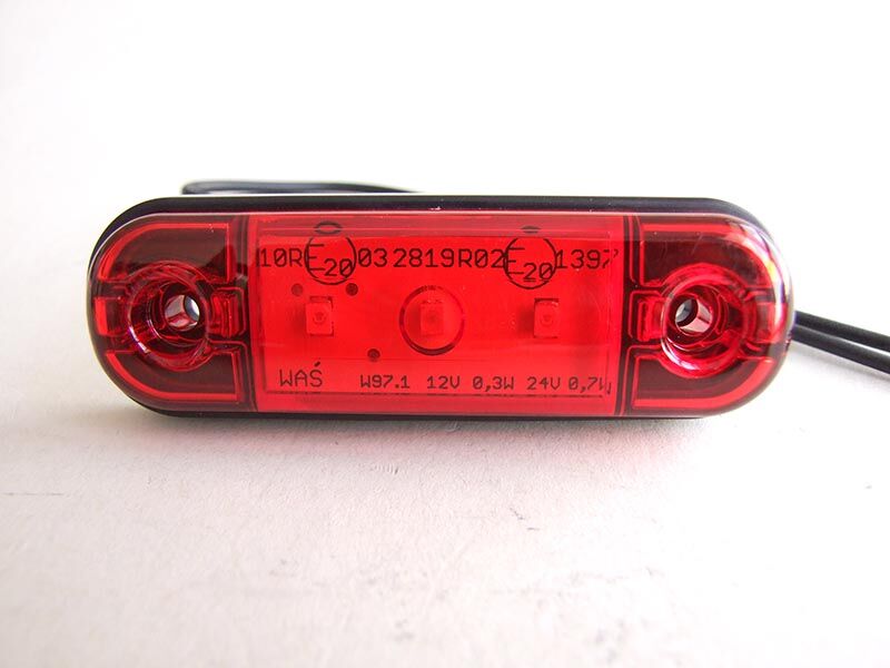 Gabaritno svjetlo crveno led slim 83.8x24.2 3 diode