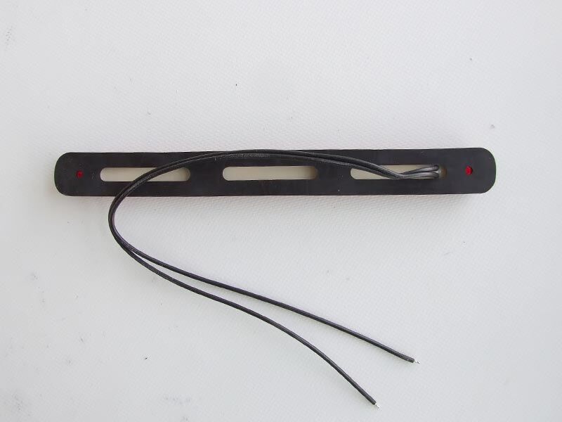 Pozicijska lampa led crvena 390mm 12/24v