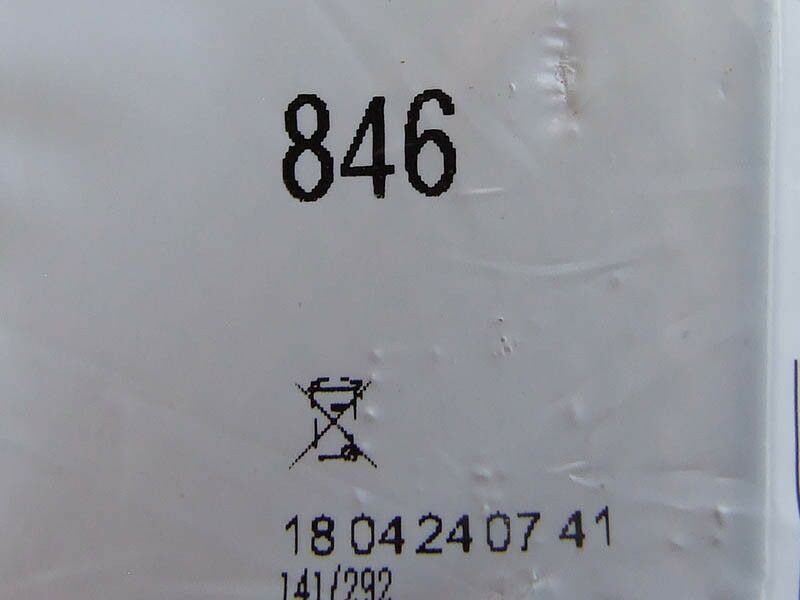 Katadiopter bijeli pravokutni samoljepljivi 96x42